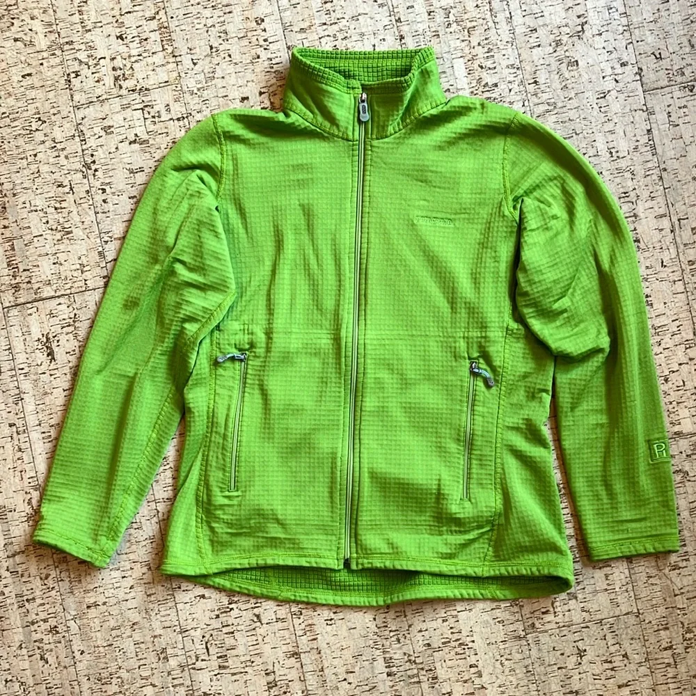 Patagonia Bright Green Women's Fleece Jacket - Picture 1 of 11
